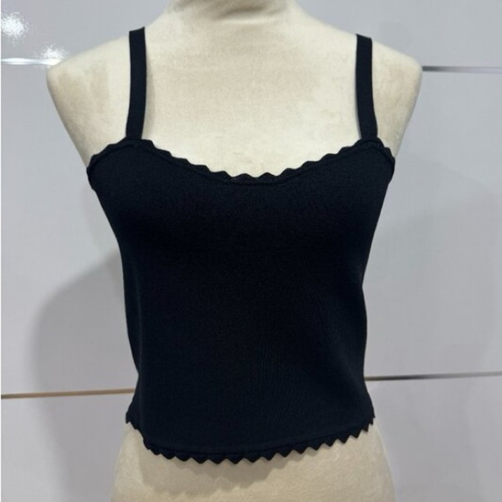 Zara Crop Knit Tank